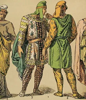Tunic Prints: Lydians, Phrygians and Trojans, Anatolian Peninsula, Ancient Age (1881). Creator: Unknown