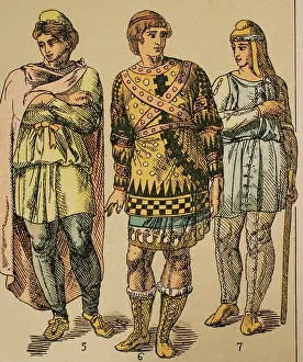 Anticipation Prints: Lydians, Phrygians and Trojans, Anatolian Peninsula, Ancient Age, (1881). Creator: Unknown
