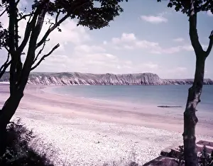 Peaceful Prints: Lydstep Haven, Pembrokeshire, c1955. Creator: Arthur Charles Kirby Ware