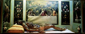 Lying Christ by Gaspar Becerra