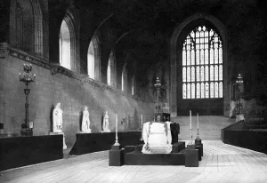 The lying in state of William Gladstone, Westminster Hall, London, 1898 (c1905) The lying in state of William Gladstone, Westminster Hall, London, 1898 (c1905)