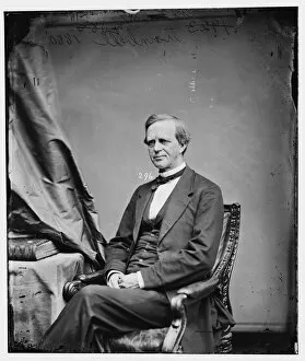 Lyman Trumbull of Illinois, between 1860 and 1875. Creator: Unknown
