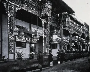 Parsee Prints: Lyndhurst Terrace, Hong Kong, 1981 (from a negative of 1869). Creator: John Thomson
