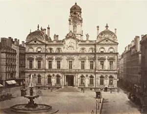 Baldus Prints: Lyon, Hotel de Ville, ca. 1861. Creator: Edouard Baldus