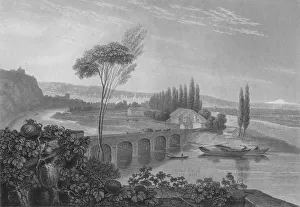 Edward Francis Prints: Lyons, from the Confluence of the Rhone & Saone, 1827. Creator: Edward Francis Finden