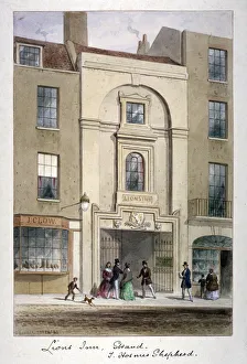 Th Shepherd Prints: Lyons Inn, Strand, Westminster, London, c1850. Artist: Thomas Hosmer Shepherd