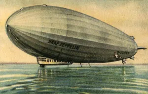 Josef Prints: LZ 127 Graf Zeppelin, 1928, (1932). Creator: Unknown