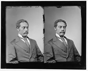 Samoa Prints: M. K. LeMemea of Samoa, 1877-1878. Creator: Unknown