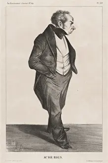 Admiral Prints: M. de Rigny, 1833. Creator: Honore Daumier
