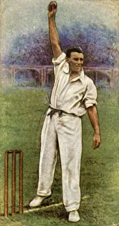 Cricket Ball Collection: M. W. Tate (Sussex), 1928. Creator: Unknown