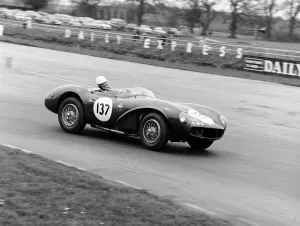 Watson Prints: M Ward racing a 1955 Aston Martin DB3S, Silverstone, 1962