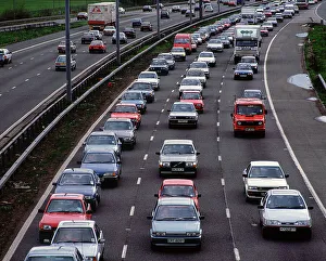 Queue Prints: The M25 Motorway taken in 1991