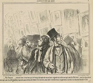 Ma femme... comme nous n'aurions pas... 19th century. Creator: Honore Daumier