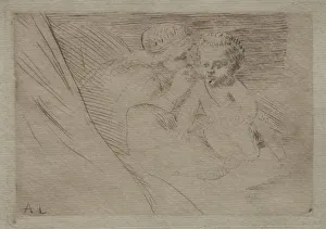 Mab et Cupidon. Creator: Alphonse Legros (French, 1837-1911)