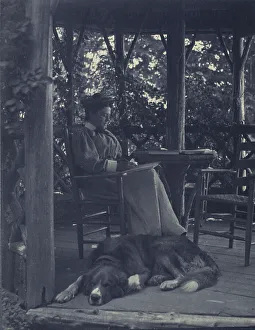 Platinum Prints 1900 Gmgpc Prints: Mabel Osgood Wright, c1900. Creator: James Osborne Wright