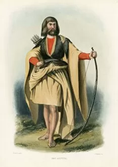 Belted Plaid Gallery: Mac Arthur, from The Clans of the Scottish Highlands, pub. 1845 (colour lithograph)