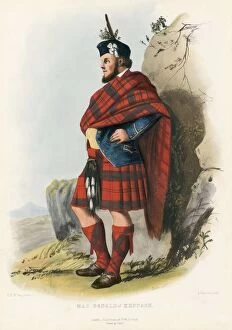 Mac Donald of Keppagh, from The Clans of the Scottish Highlands, pub