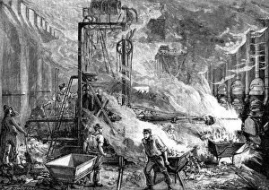 Mechanisation Prints: Machine for making gas at the South Metropolitan Gas Company's works