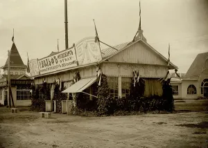 A A Antonov Prints: Machine pavilion R. Wolf, 1911. Creator: A. A. Antonov