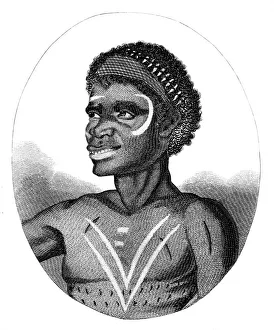 Body Paint Prints: Mackabarang, c1803