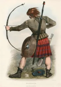 Sheath Prints: Macquarrie, from The Clans of the Scottish Highlands, pub. 1845 (colour lithograph)