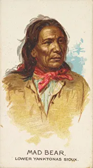Mad Bear, Lower Yanktonas Sioux, from the American Indian Chiefs series (N2