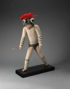 Hopi Gallery: Mad Stone Eater Kachina, c. 1900. Creator: Unknown