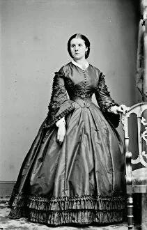 Hoop Skirt Gallery: Madam Morensi, between 1855 and 1865. Creator: Unknown