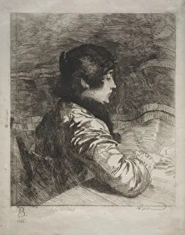 1849 1934 Prints: Madame Besnard, 1884. Creator: Albert Besnard (French, 1849-1934)