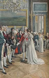 Reception Gallery: Madame Bonaparte Receiving Embassadors at the Tuileries, 1896