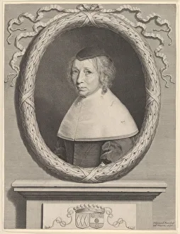 Nanteuil Robert Prints: Madame Bouthillier (Marie de Bragelogne), 1656. Creator: Robert Nanteuil