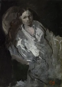 Dressing Gown Prints: Madame Carpeaux en déshabillé, between 1873 and 1874. Creator: Jean-Baptiste Carpeaux