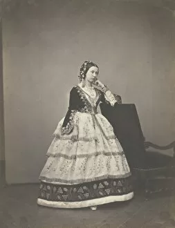 Madame Carrelle, 1856 / 57. Creators: Pierre-Louis Pierson, Louis Frédéric Mayer