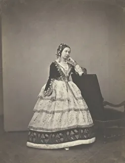 Crinoline Prints: Madame Carrelle, 1856 / 57. Creators: Pierre-Louis Pierson, Louis Frederic Mayer