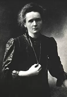 Marie Curie Gallery: Madame Curie, c1900, (1914). Creator: Unknown