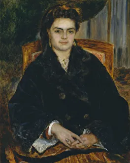 Renoir Prints: Madame Edouard Bernier (Marie-Octavie-Stephanie Laurens, 1838-1920), 1871