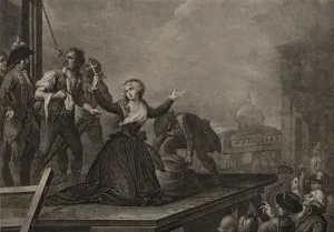Madame Elisabeth de France, sister of the King, before the guillotine on 10th May 1794, c. 1795 Madame Elisabeth de France, sister of the King, before the guillotine on 10th May 1794, c. 1795