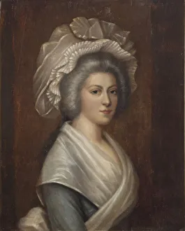 Madame Elisabeth Prints: Madame Elisabeth at the Temple Prison. Artist: Kucharski, Alexandre (1741-1819)
