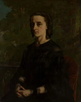 Courbet Gustave Gallery: Madame Frederic Breyer (Fanny Helene Van Bruyssel, 1830-1894), 1858. Creator
