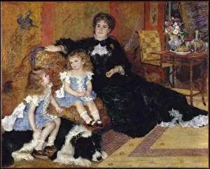 Childhood Collection: Madame Georges Charpentier and Her Children, Georgette-Berthe and Paul-Emile-Charles