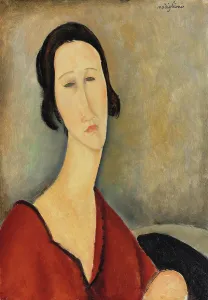 Modigliani Prints: Madame Hanka Zborowska, 1917. Creator: Modigliani, Amedeo (1884-1920)