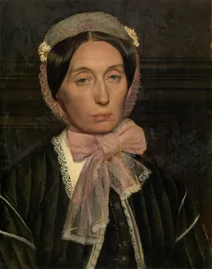 Hendrik Leys Prints: Madame Henri Leys-Van Haren, 1866. Creator: Jan August Hendrik Leys