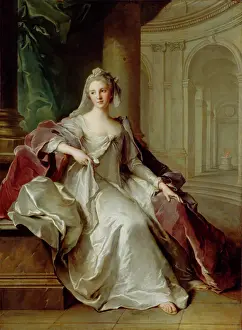 Nattier Prints: Madame Henriette de France as a Vestal Virgin, c1749. Creator: Jean-Marc Nattier