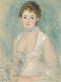 Pierre Auguste Prints: Madame Henriot, c. 1876. Creator: Pierre-Auguste Renoir