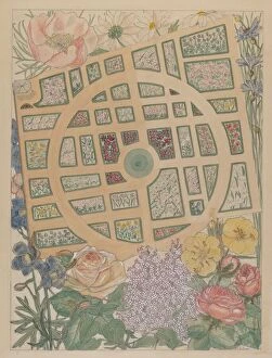 Madame Jumel's Garden, c. 1936. Creator: Virginia Richards