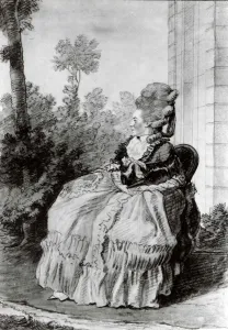 Marchioness Prints: Madame la Marquise de Coetlogon, ca. 1777. Creator: Louis de Carmontelle