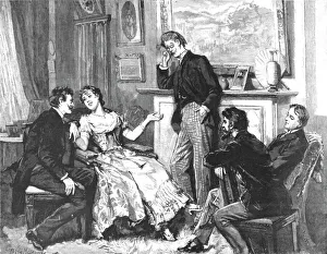 Madame Leroux';By Francis Eleanor Trollope;She was keeping them all in play with the... 1890. Creator: Percy Macquoid