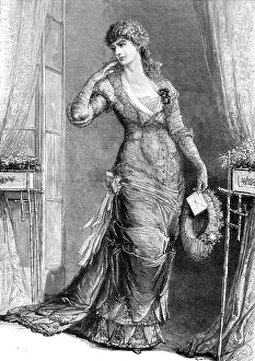 Tuberculosis Prints: Madame Modjeska as Constance, in Heartsease