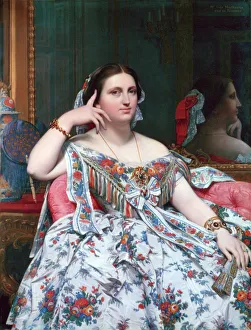 Madame Prints: Madame Moitessier, 1856. Artist: Jean-Auguste-Dominique Ingres