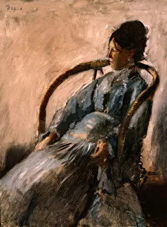 Edgar 1834 1917 Gallery: Madame De Nittis, ca 1872